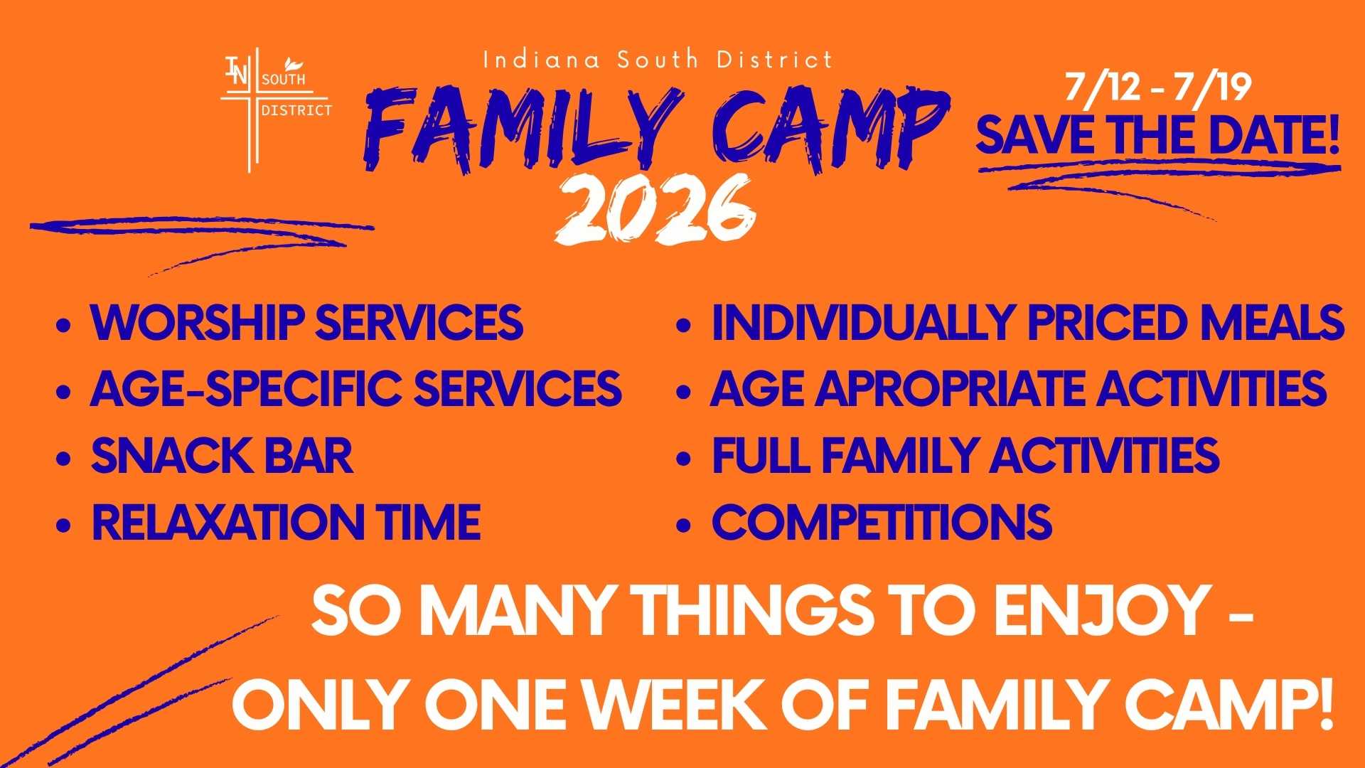 Family Camp 2026 Detail Save the Date Flyer