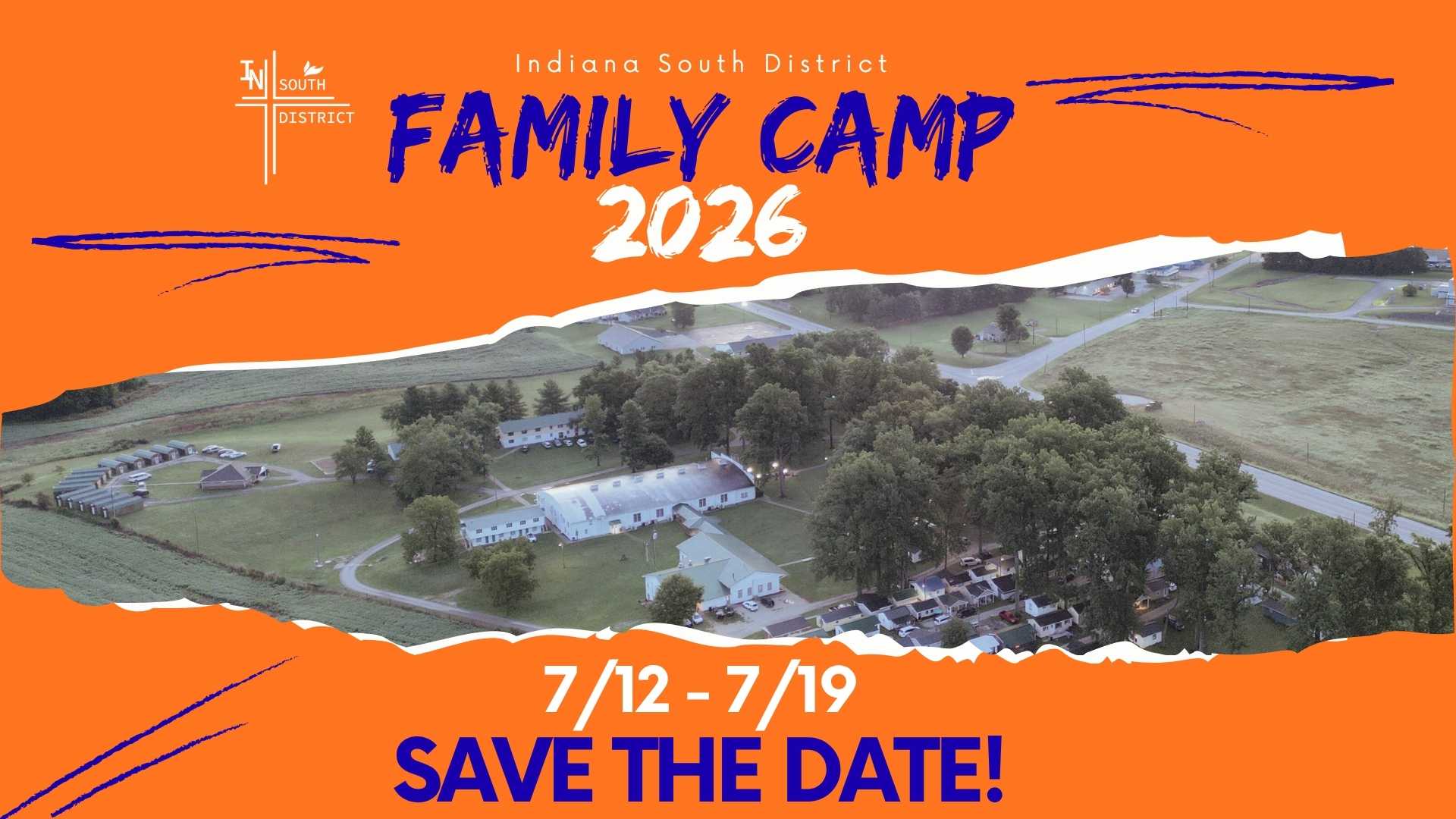 Family Camp 2026 Save the Date Flyer